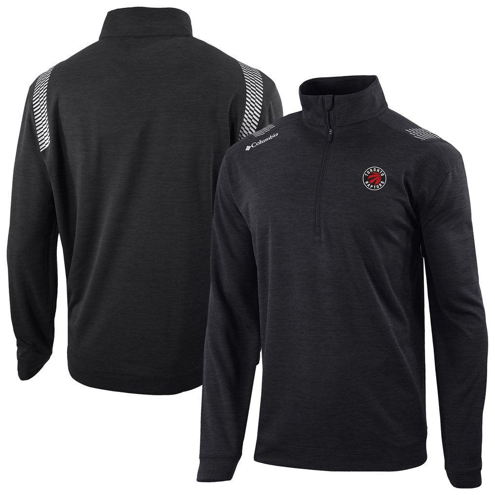  Toronto Raptors Columbia Oakland Downs Quarter-Zip Pullover - Black